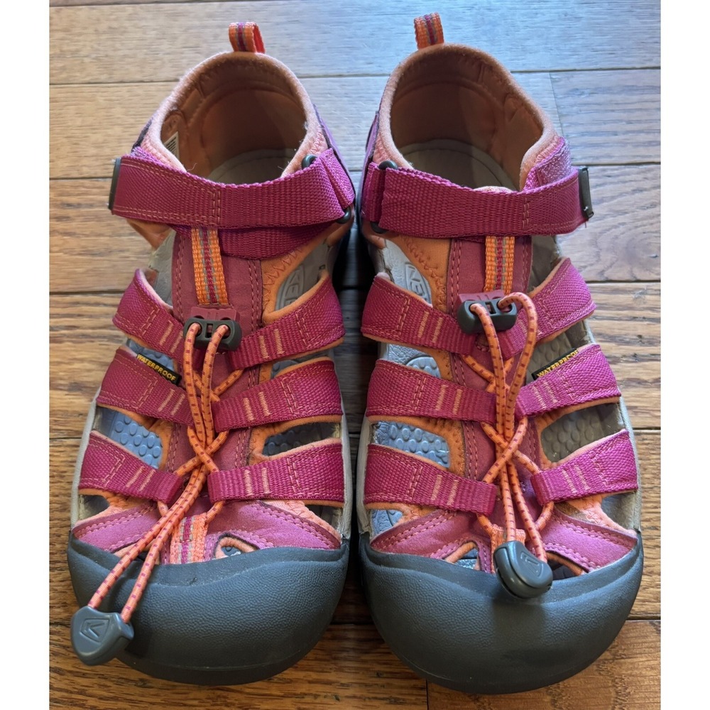 Keen Sandals Pink Waterproof Hiking Sport Fisherman Shoes Women EUC Size 6